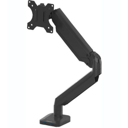 Picture of Fellowes Platinum Series Single-Monitor Arm For Monitors Up To 32in, 17 1/4inH x 4 1/2inW x 18 9/16inD, Black, 8043301