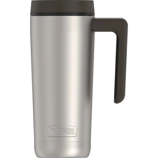 Picture of Thermos GUARDIAN Stainless Steel Mug 18oz - Slide Lid Closure - Matte Steel - Stainless Steel - Coffee, Cold Drink