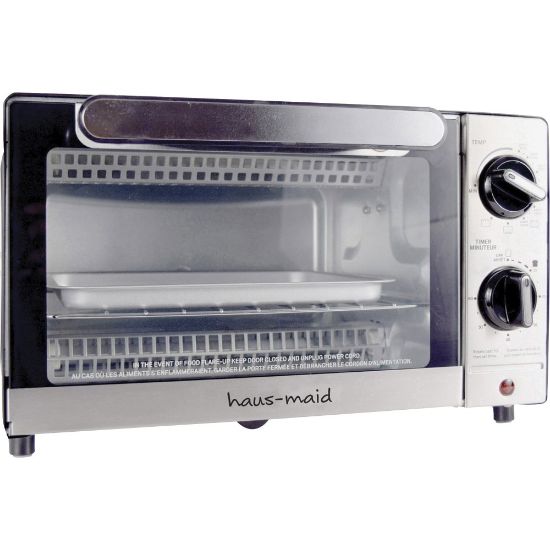 Picture of Coffee Pro Haus-Maid Toaster Oven, 12-3/4inH x 14-6/10inW x 9inD, Gray