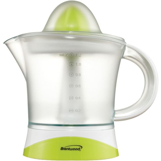 Picture of Brentwood (J-17) 1.2 Liter Citrus Squeezer/Juicer in White - 1.27 quart Capacity - 25 W Motor - White