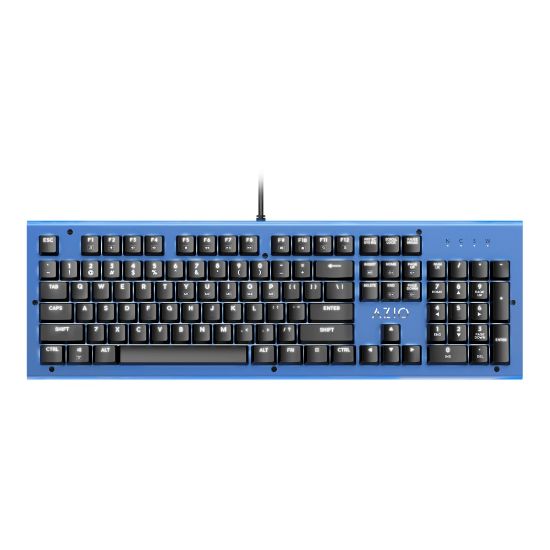 Picture of Azio MK HUE USB Keyboard, Blue, MK-HUE-BU