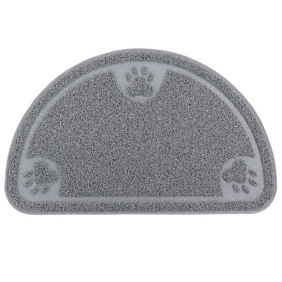 Picture of Gibson Home Pet Elements Paw Print Place Mat, 14-1/4in x 23-5/8in, Gray