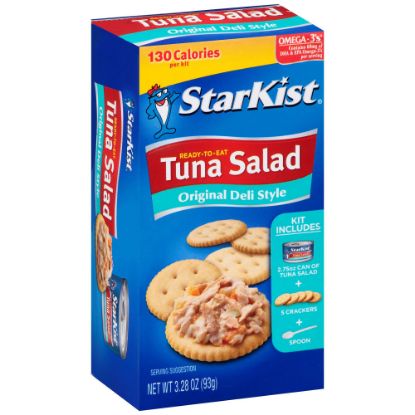 Picture of Starkist Original Deli Style Tuna Salad Kit, 3.28 Oz, Pack Of 12 Kits