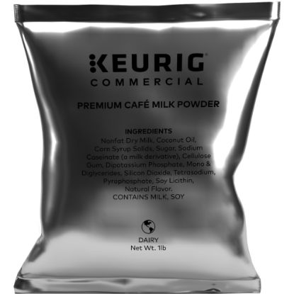 Picture of Keurig Premium Cafe Milk Powder, Original, 16 Oz, Case Of 12 Bags