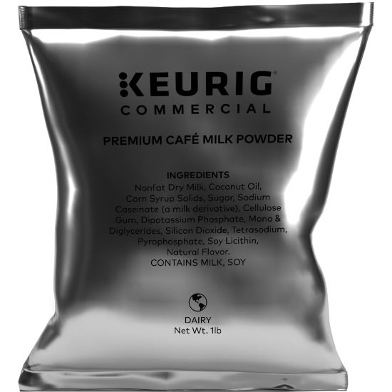 Picture of Keurig Premium Cafe Milk Powder, Original, 16 Oz, Case Of 12 Bags