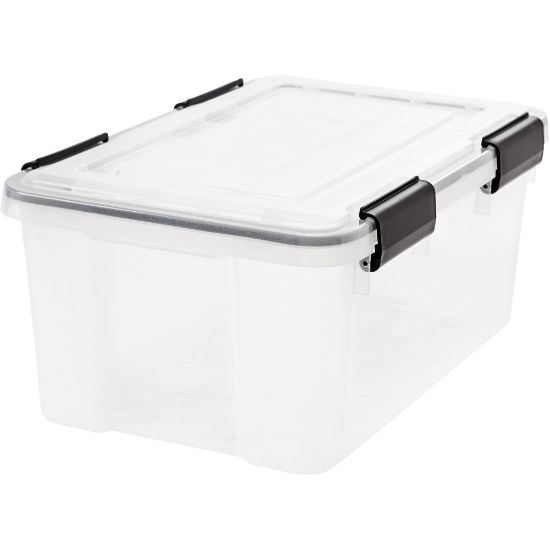 Picture of IRIS WeatherTight Heavy-duty Storage Tote - Internal Dimensions: 14.75in Length x 9.63in Width x 7in Height - 6 / Carton