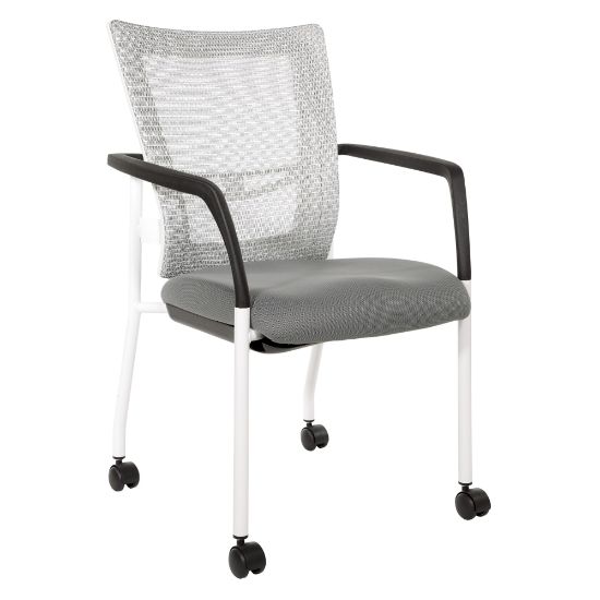 Picture of Office Star ProGrid Mid-Back Mesh Visitors Chair, Steel