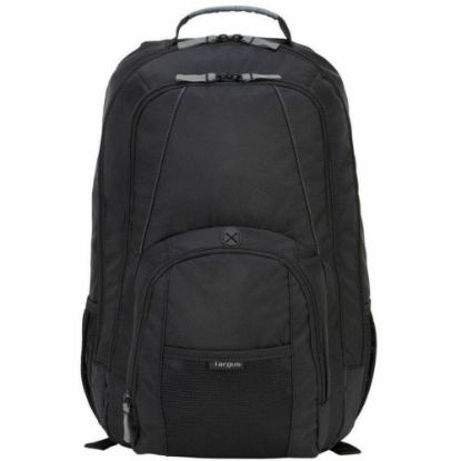 Picture of Targus Groove Laptop Backpack With 17in Laptop Pocket, Black