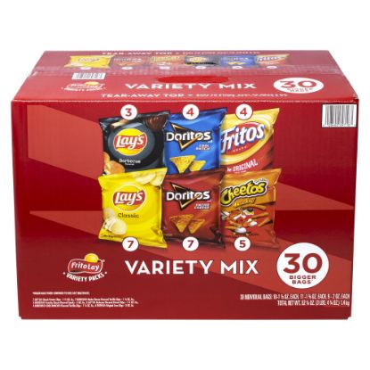 Picture of Frito-Lay Variety Big Grab Bag, Bag Of 30 Bags