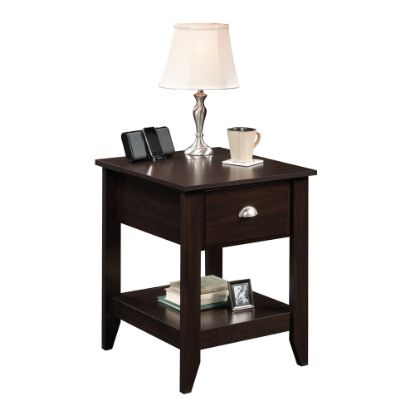 Picture of Sauder Shoal Creek SmartCenter Side Table, 26-3/4inH x 21-7/16inW x 23-1/2inD, Jamocha