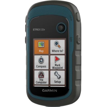 Picture of Garmin eTrex 22x Handheld GPS Navigator - Rugged - Handheld, Mountable - 2.2in - 65000 Colors - Turn-by-turn Navigation - USB - 25 Hour - Preloaded Maps - 240 x 320 - Water Resistant