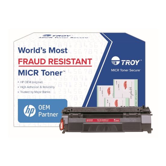 Picture of TROY MICR Toner Secure 1320/1160 - Black - compatible - MICR toner cartridge (alternative for: HP Q5949A) - for HP LaserJet 1160, 1160Le, 1320, 1320n, 1320nw, 1320t, 1320tn; MICR 1320, 1320tn