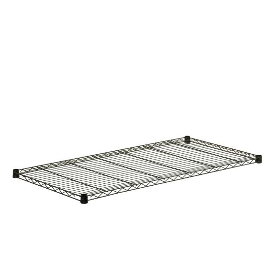 Picture of Honey-Can-Do Powder-Coat Steel Shelf, 350-Lb Capacity, 1inH x 18inW x 48inD, Black