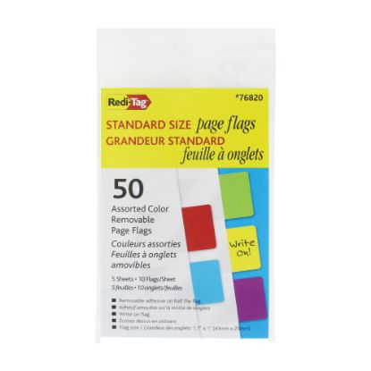 Picture of Redi-Tag Standard Page Flags, Assorted Colors, Pack Of 50