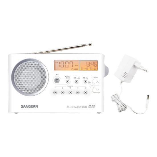 Picture of Sangean AM / FM / Weather Alert Portable Radio - with Weather Disaster, NOAA All Hazard - FM, AM, WX - 7 Weather