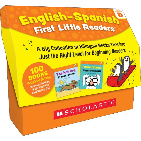 Picture of Scholastic Teacher Resources English-Spanish First Little Readers: Guided Reading Level D, Grades Pre-K To 2nd, Set Of 100 Books