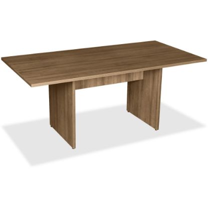 Picture of Lorell Essentials Wood Laminate Rectangle Conference Table, 29inH x 72inW x 36inD, Walnut