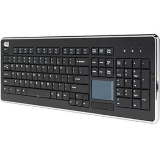 Picture of Adesso SlimTouch  Wireless Keyboard with Built-In Touchpad,WKB-4400UB