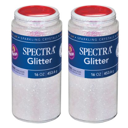 Picture of Pacon Spectra Glitter, 1 Lb, Iridescent, Set Of 2 Jars