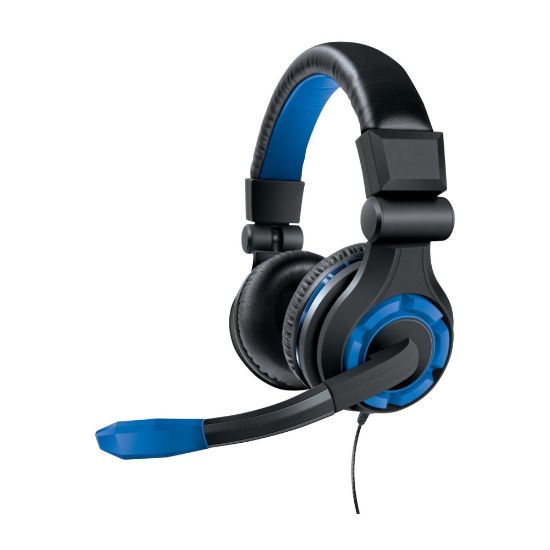 Picture of DreamGear PS4 Wired Gaming Headset, Blue, GRX-340