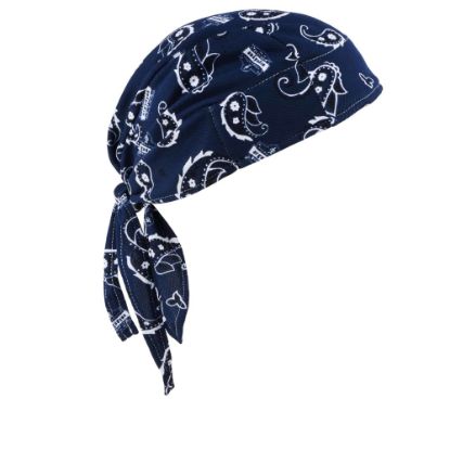 Picture of Ergodyne Chill-Its 6615 High-Performance Dew Rags, Navy Western, Pack Of 6 Dew Rags