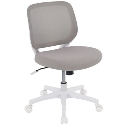 Picture of Realspace Adley Mesh/Fabric Low-Back Task Chair, Gray/White, BIFMA Compliant