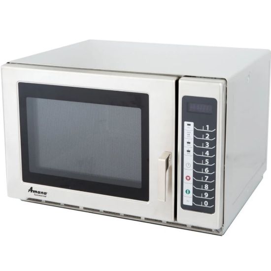 Picture of Amana RFS Medium-Duty Commercial Microwave, Silver