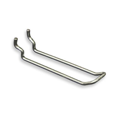 Picture of Azar Displays Galvanized Metal Safety Loop Hooks, 4in x 1in, Pack Of 50 Hooks