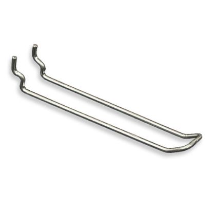 Picture of Azar Displays Galvanized Metal Safety Loop Hooks, 6in x 1in, Pack Of 50 Hooks