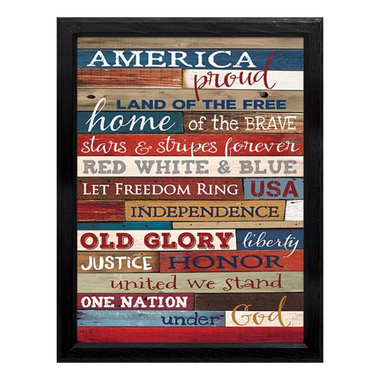 Picture of Timeless Frames America Proud Framed Art, 16in x 12in