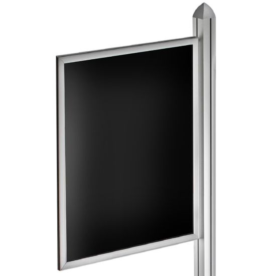 Picture of Azar Displays Double-Sided Slide-In Frame For Sky Tower Displays, 28in x 22in, Silver