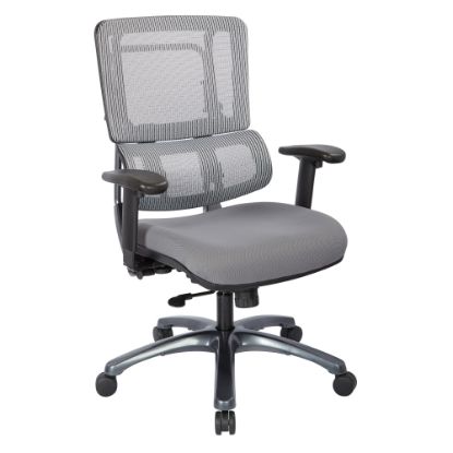 Picture of Pro-Line II Pro X996 Vertical Mesh High-Back Chair, Gray/Dove Steel/Gun Powder