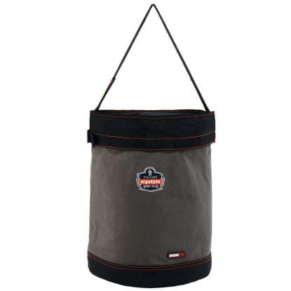 Picture of Ergodyne Arsenal 5935T XL Canvas Hoist Bucket With Top, 20in x 16in, Gray