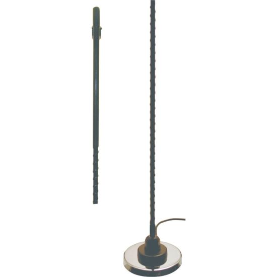 Picture of Tram 3-M-B-HC Antenna - Range - HF - 26 MHz to 30 MHz - Black/White - Magnetic Mount - PL-259 Connector