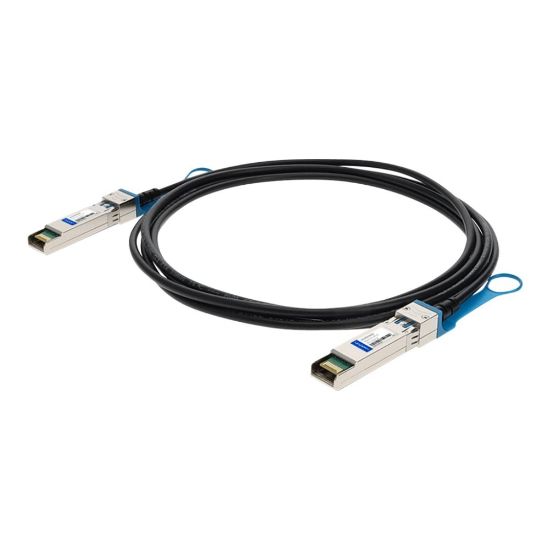 Picture of AddOn Cisco to Voltaire Dual OEM Direct Attach - Direct attach cable - SFP+ to SFP+ - 10 ft - twinaxial - for Cisco 250 Series; Catalyst 2960, ESS9300; Nexus 93180, 9336, 9372; UCS 6140, C4200