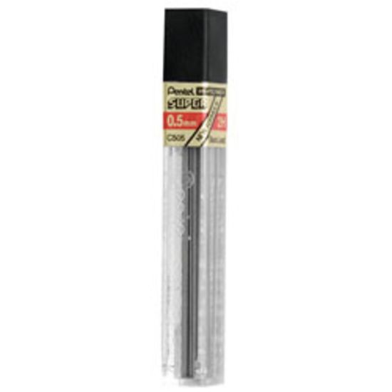 Picture of Pentel Super Hi-Polymer Leads, 0.5 mm, 2H, Hard, 12 Leads Per Tube