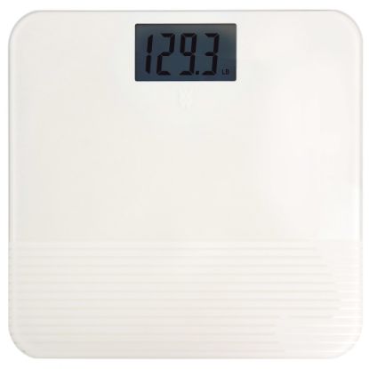 Picture of Conair Weight Watchers  Textured Finish Glass 995118126M Digital Bodyweight Scale, 3/4inH x 12-1/2inW x 12-5/8inD, Off-White