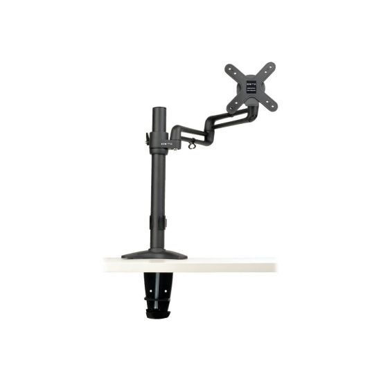 Picture of Tripp Lite Display LCD Flex Arm Desk Mount Monitor Stand Clamp 13in to 27in EA - Mounting kit (desk clamp mount, pole, bracket adapter, base plate) for LCD / plasma panel (full-motion) - steel - black - screen size: 13in-27in - desktop