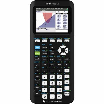 Picture of Texas Instruments TI-84 Plus CE Graphing Calculator, Black