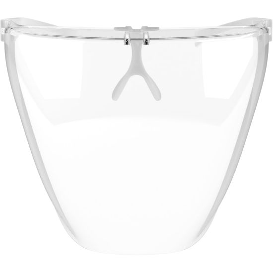 Picture of Suncast Commercial Safety Glasses Face Shields, One Size, Clear, Case Of 4