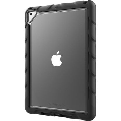 Picture of Gumdrop DropTech Clear for iPad 10.2 Case - For Apple iPad (7th Generation) Tablet - Apple Logo - Clear, Black