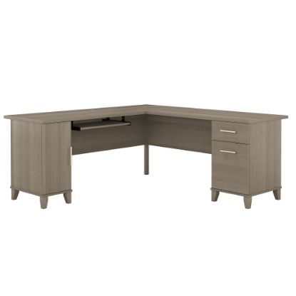 Picture of Bush Business Furniture Somerset 70inW L-Shaped Corner Desk, Ash Gray, Standard Delivery