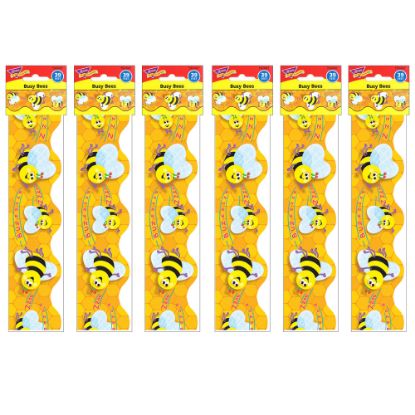 Picture of Trend Terrific Trimmers, Busy Bees, 39ft Per Pack, Set Of 6 Packs