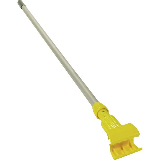 Picture of Rubbermaid Commercial Gripper Wet Mop Handles, 67-15/16in, Yellow, Set Of 12 Handles