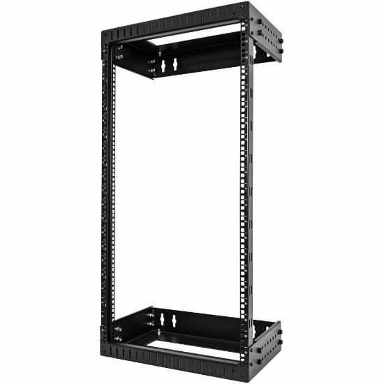 Picture of StarTech.com 21U 19in Wall Mount Network Rack - Adjustable Depth 12-20in Open Frame for Server Room /AV/Data/Computer Equipment w/Cage Nuts