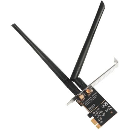 Picture of SIIG Wireless 2T2R Dual Band WiFi Ethernet PCIe Card - AC1200 - 1200Mbps High Speed Wi-Fi Data Rate - 867Mbps on 5G, 300Mbps on 2.4G