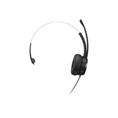 Picture of Lenovo 100 Mono USB Headset - Mono - USB Type A - Wired - 32 Ohm - 20 Hz - 20 kHz - Over-the-head - Monaural - Supra-aural - 5.91 ft Cable - Noise Cancelling Microphone - Black