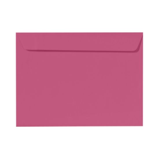 Picture of LUX Booklet 9in x 12in Envelopes, Gummed Seal, Magenta Pink, Pack Of 50