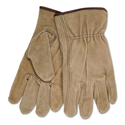 Picture of Memphis Glove Premium-Grade Cowhide Leather Driving Gloves, Keystone Thumb, Medium, Pack Of 12