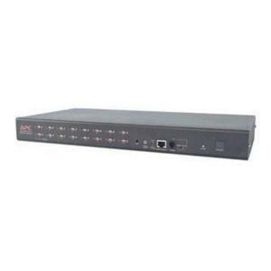 Picture of APC 16 Port Multi-Platform Analog KVM Switch - 16 x 1 - 16 x SPDB-15 - 1U - Rack-mountable